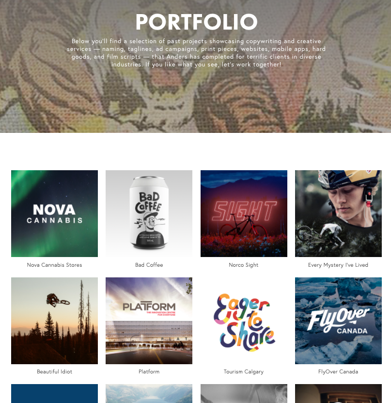 9 Great Copywriting Portfolio Websites [Inspiration Examples