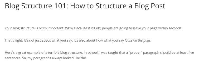 Blog Structure 101: How To Structure A Blog Post - Megan Grant