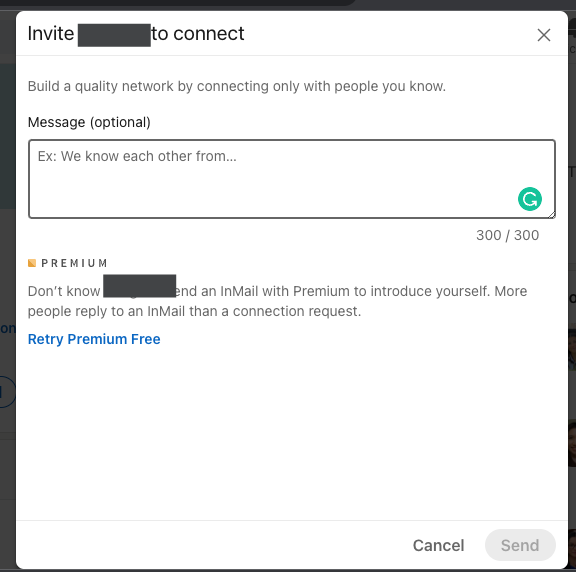 Linkedin Message Template To Connect